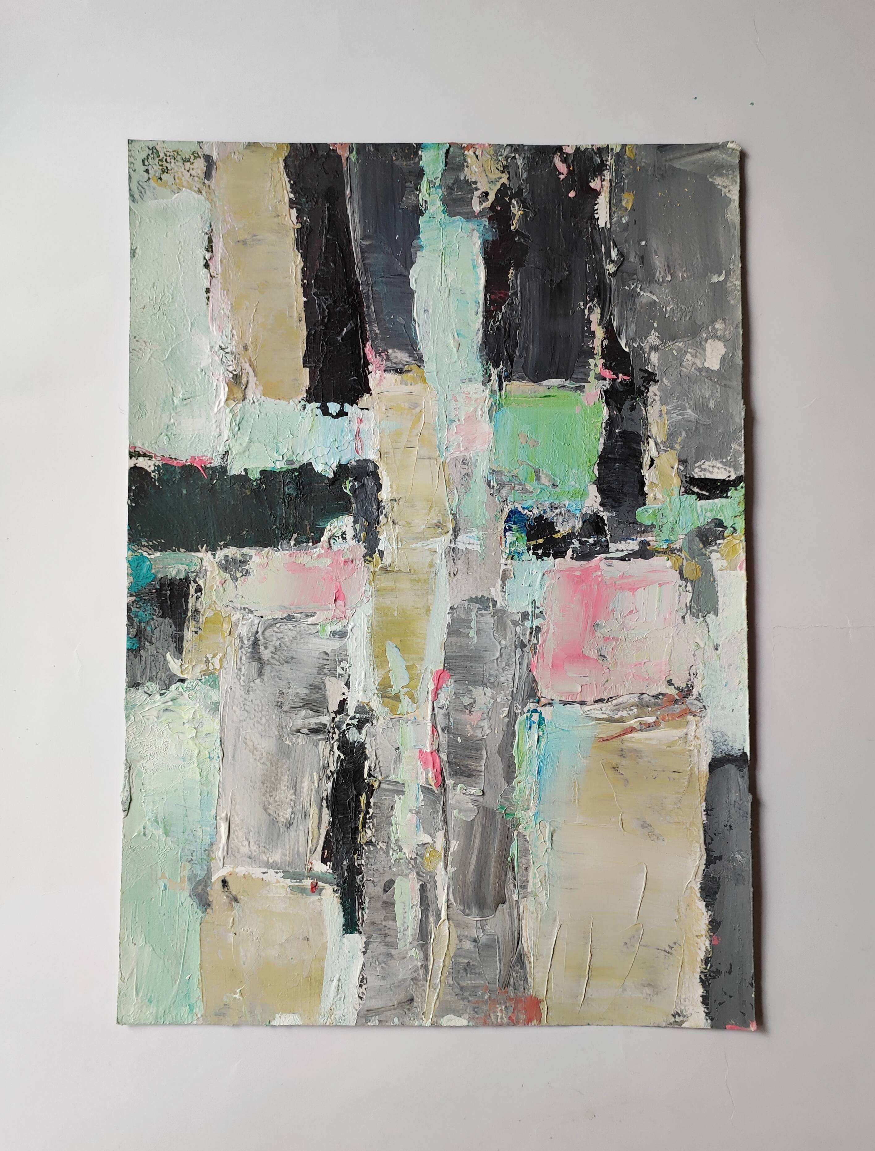 Original abstract urban landscape