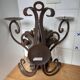 Antique piece/wrought iron wall chandelier