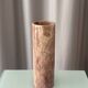 Vintage Italian Red Onyx Cylinder Vase, 1970s