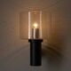 Glashütte Limburg conical bubble glass outdoor sconce