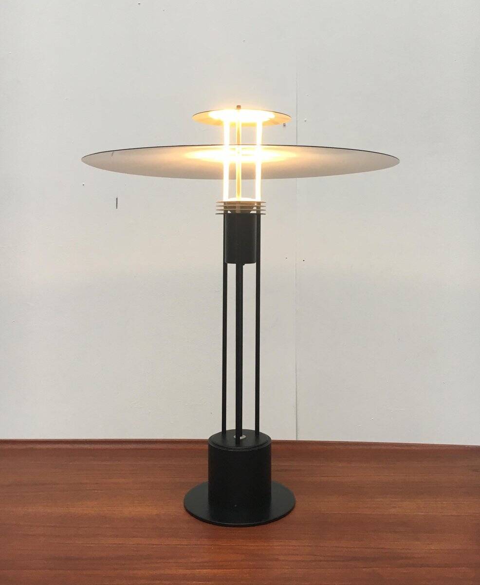 Lampe de table métallique danoise vintage de Frandsen