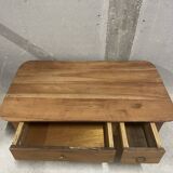 Oak coffee table with drawers