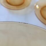 3 "vereco" plates amber