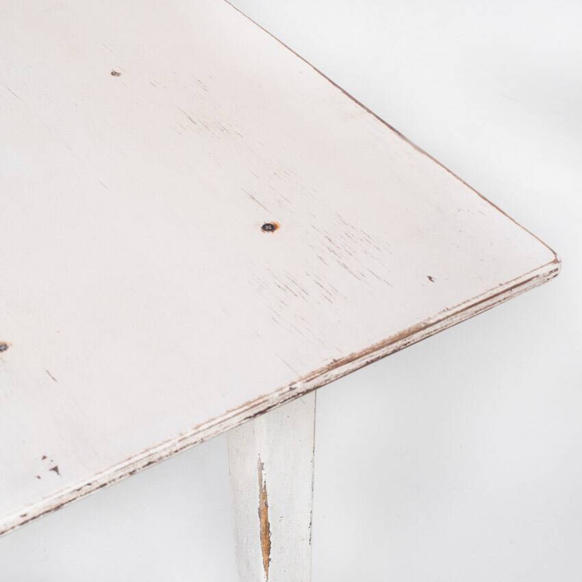 Large workshop table waxed with beeswax. Vintage. France 50s.