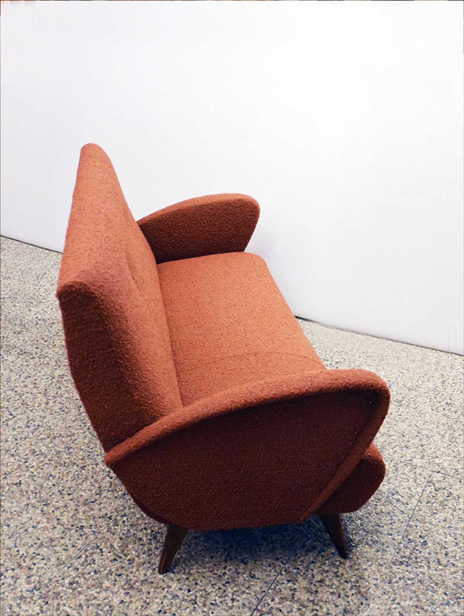Mid-century three seats sofa of Italian production, 1950s