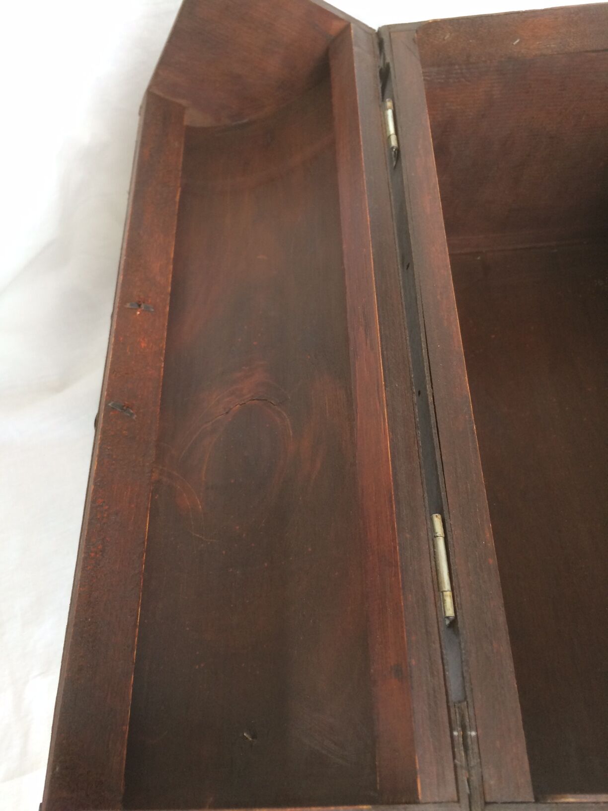 Old doctor wooden suitcase