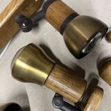 Brass wood spotlights