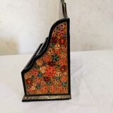 Old floral letter holder