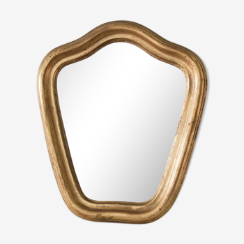 Golden mirror - 28 x 23 cm
