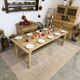 large solid oak farmhouse table