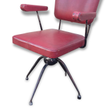 Vintage red leather chair