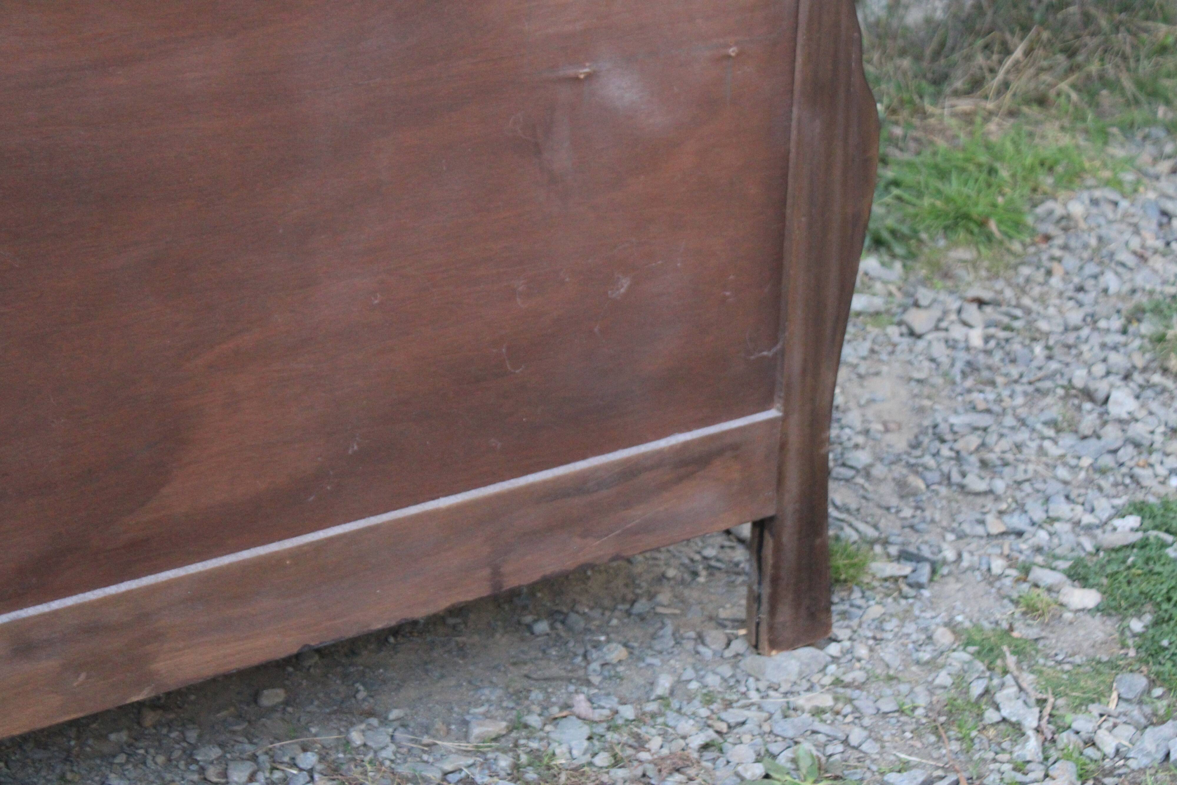 Curved Louis XV style chest of drawers known as a “tomb”