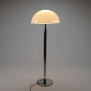 Vintage chrome and plastic mushroom floorlamp, 1970s