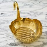Swan brass trinket bowl from the 60/70