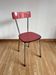 Red formica chair