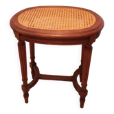 Wooden cane stool
