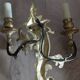 bronze wall light signed Petitot