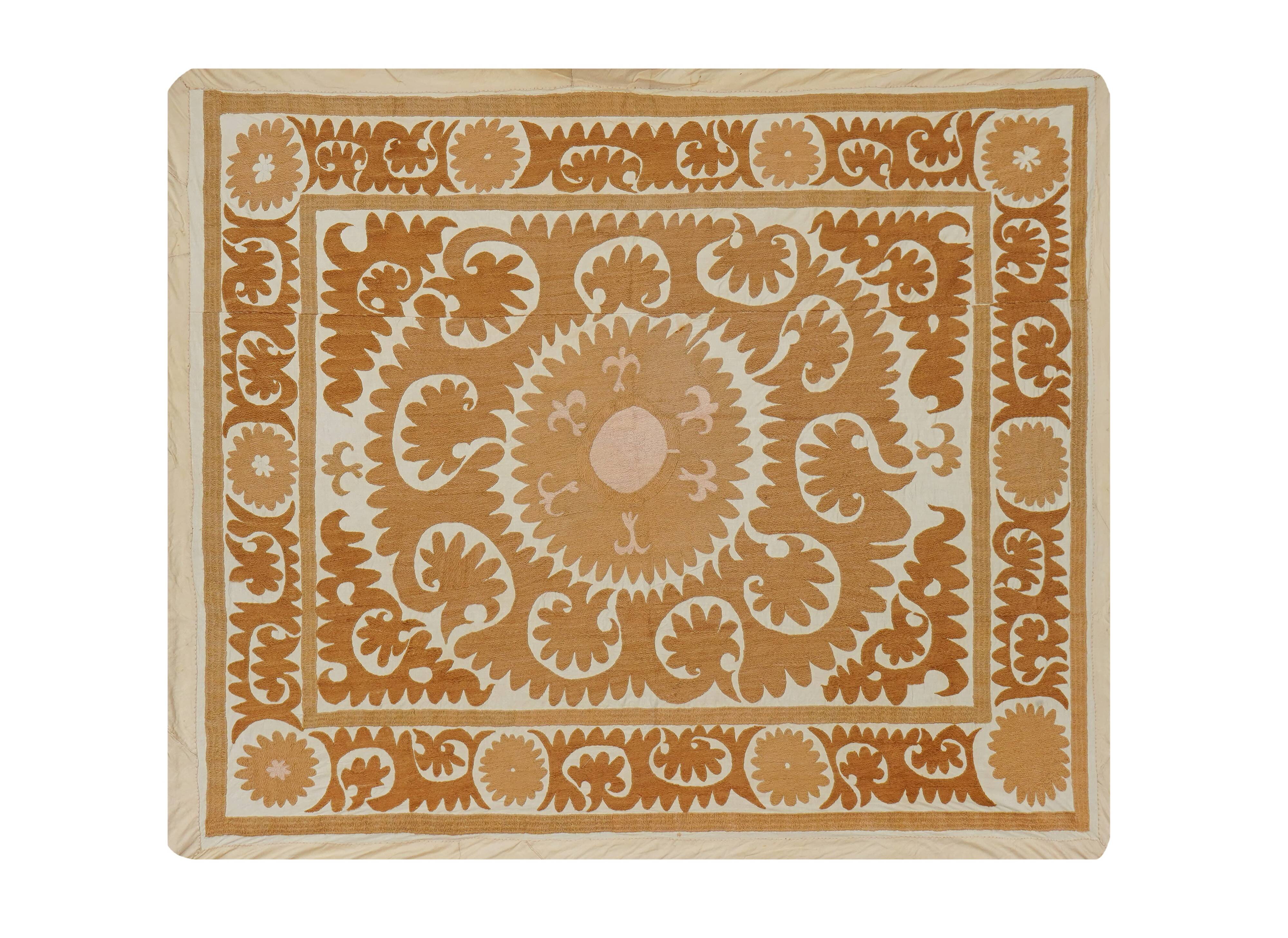 Tapis turc vintage noué à la main