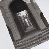 Art photography, town planning, architecture, arches vintage silver print, 1960s