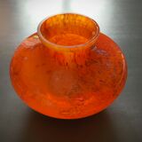 Large art-deco vase le lorrain glassware Daum Nancy 1925