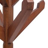 Teak coat rack