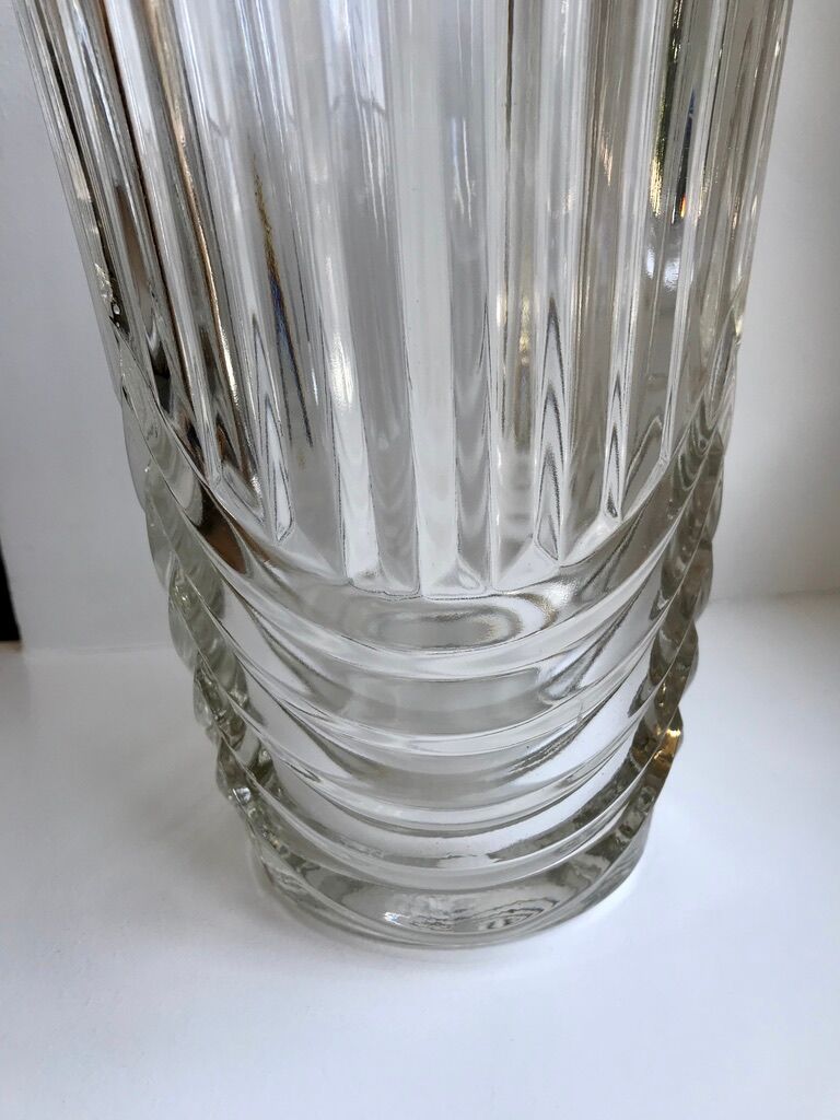 Art Deco crystal vase 40s