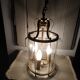 Glass and brass lantern