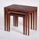 Nest Tables by Severin Hansen for Haslev Møbelsnedkeri, Denmark, 1960s, Set of 3