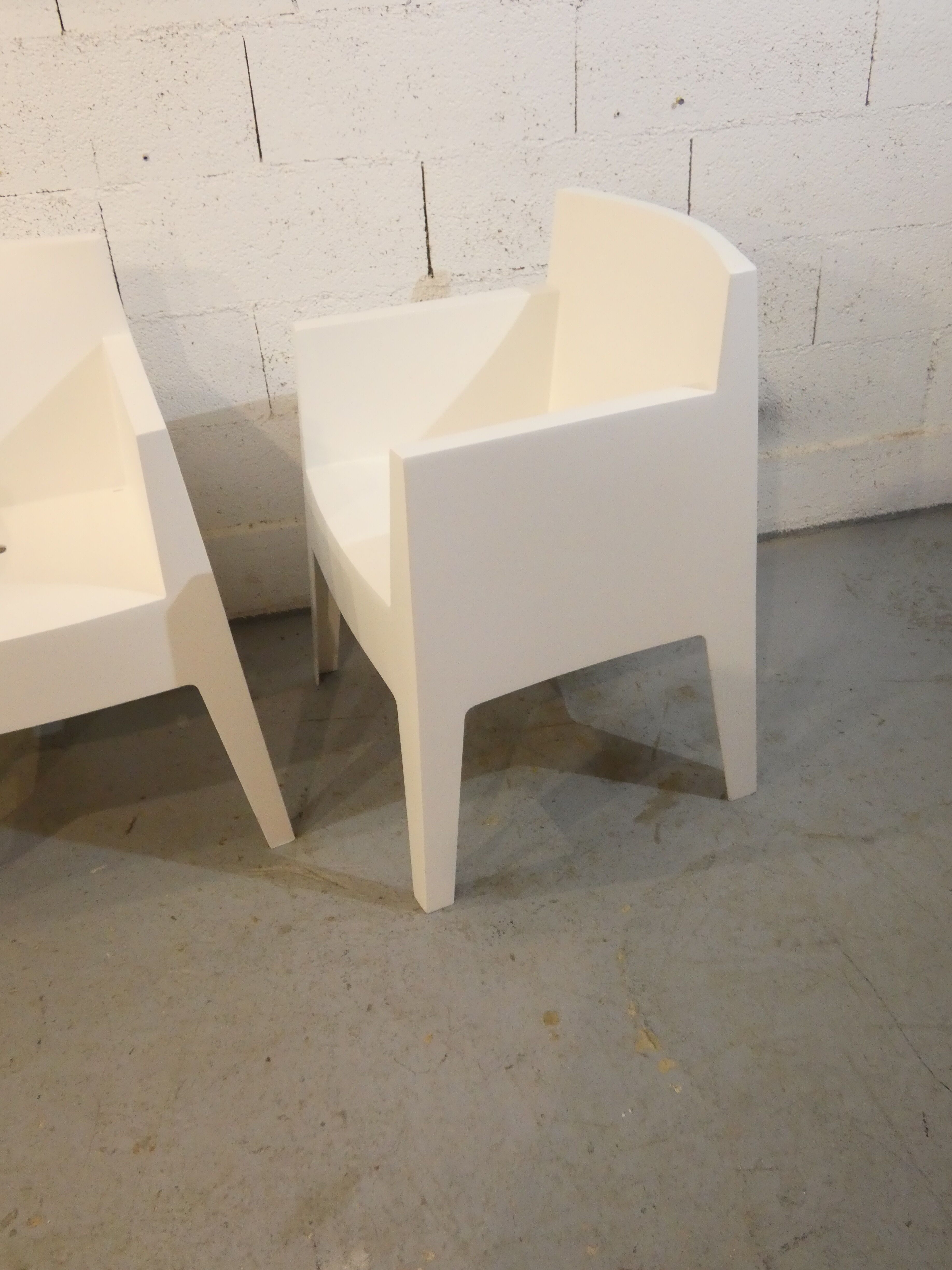 Trio of Joy armchairs by Philippe Starck for Driade