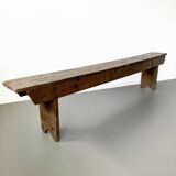 Wooden bench