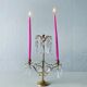 Candle holder with tassels