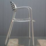 Fauteuil Toledo aluminium Jorge Pensi pour Amat 1988