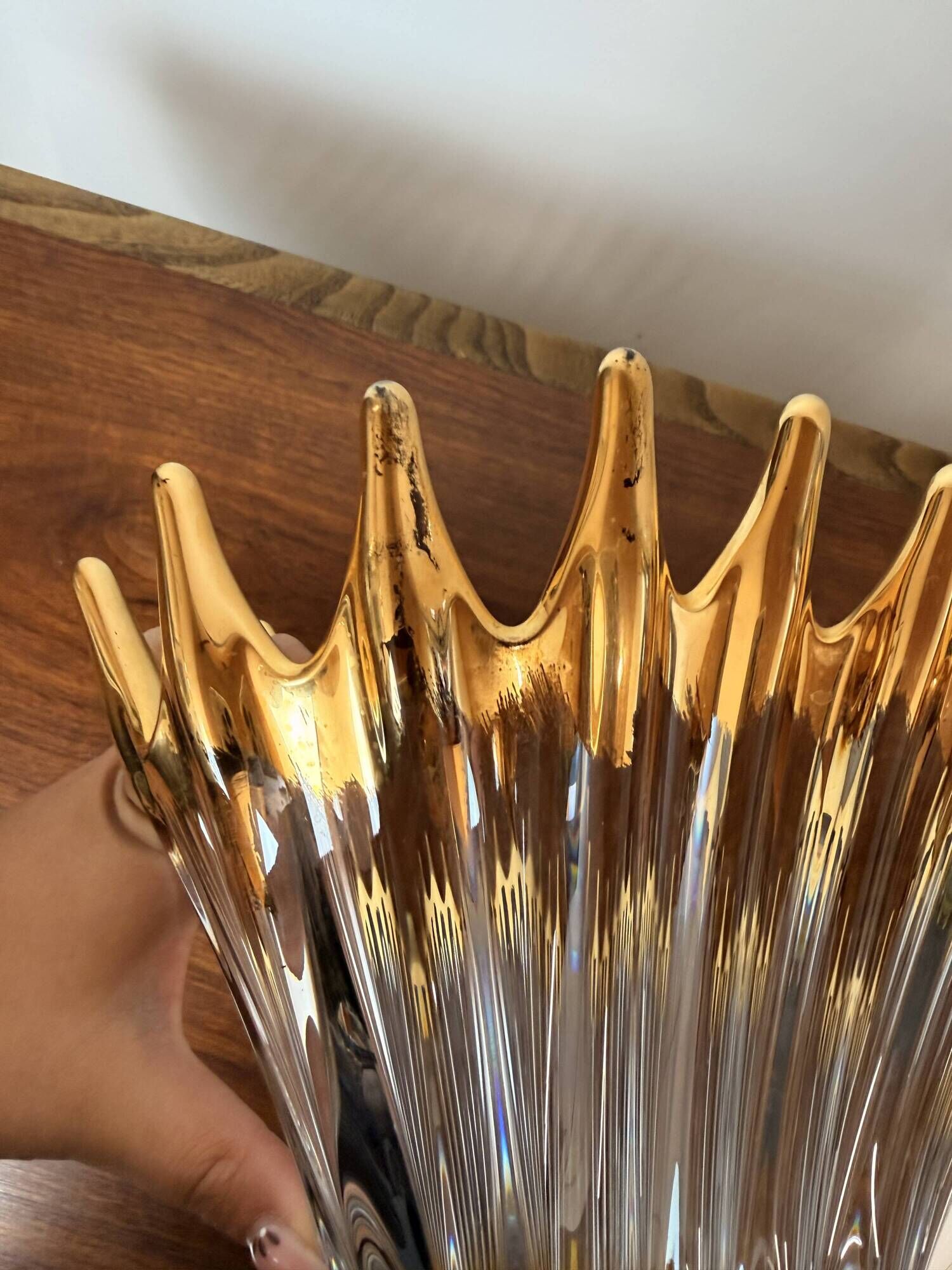 Bayel crystal cup – Gold decoration