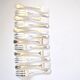 ST MEDARD set of 12 dessert forks with an antique style fillet Chinon 14.5 cm