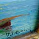 Marine italienne – Huile sur panneau signée Italo Giordani