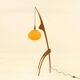 Lampadaire Mante religieuse par Rispal, France, années 1950