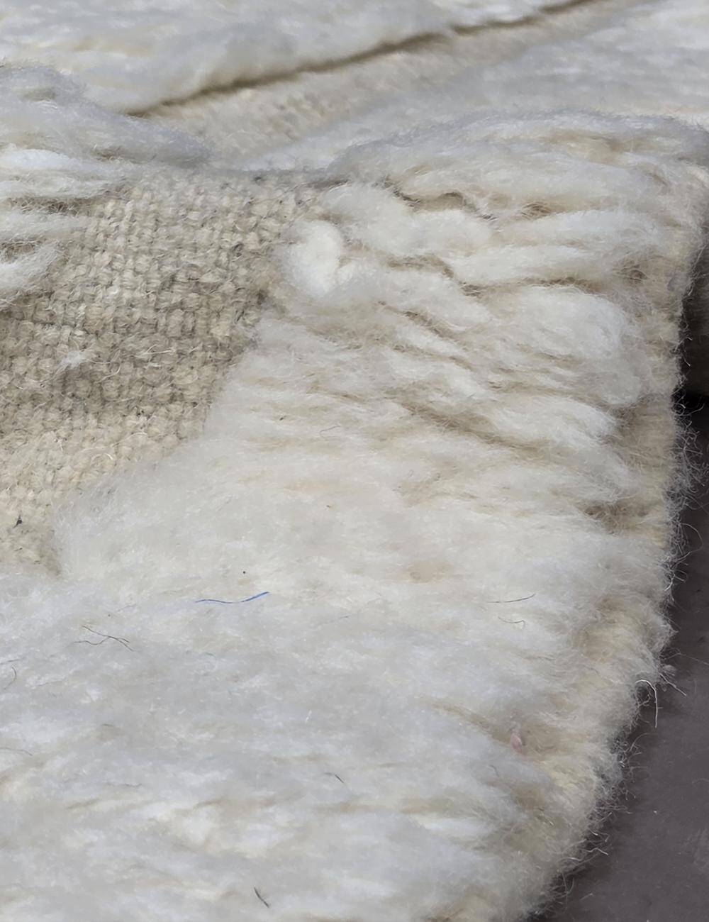 Tapis blanc Berbère - 300 x 196 cm