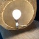 Pebble lamps by André Cazenave