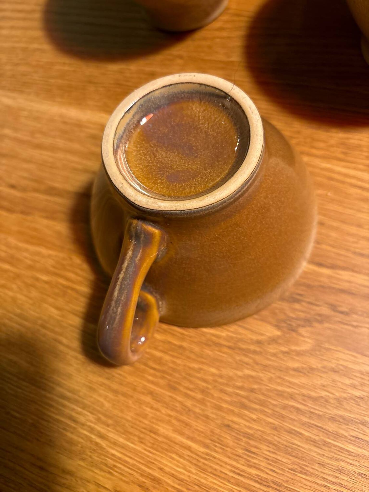 Ensemble de 5 tasses en grès vintage