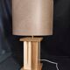 Handcrafted lamp in a contemporary style.