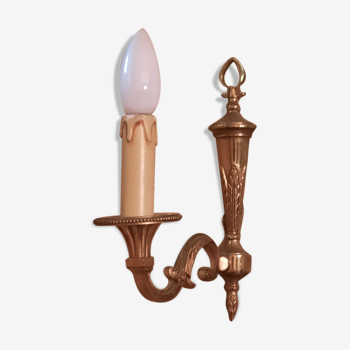 Applique bras de lumières Louis XVI bronze