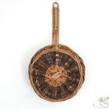 Wicker basket or wall décor, 60s