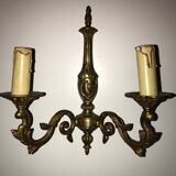 Paire d'appliques en bronze style Louis XV