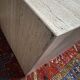 Italian veined travertine coffee table or pedestal