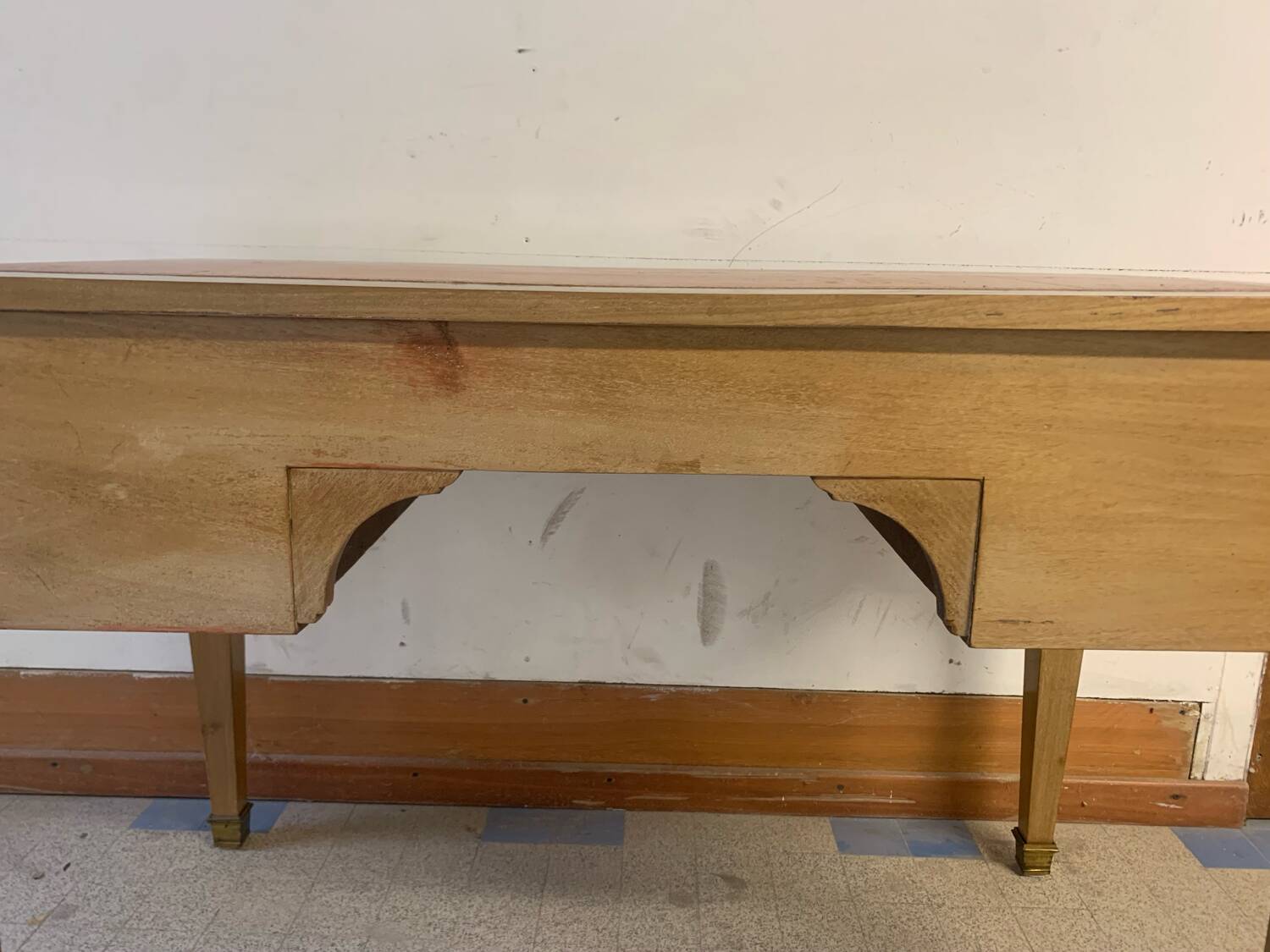 Louis XVI style mahogany desk