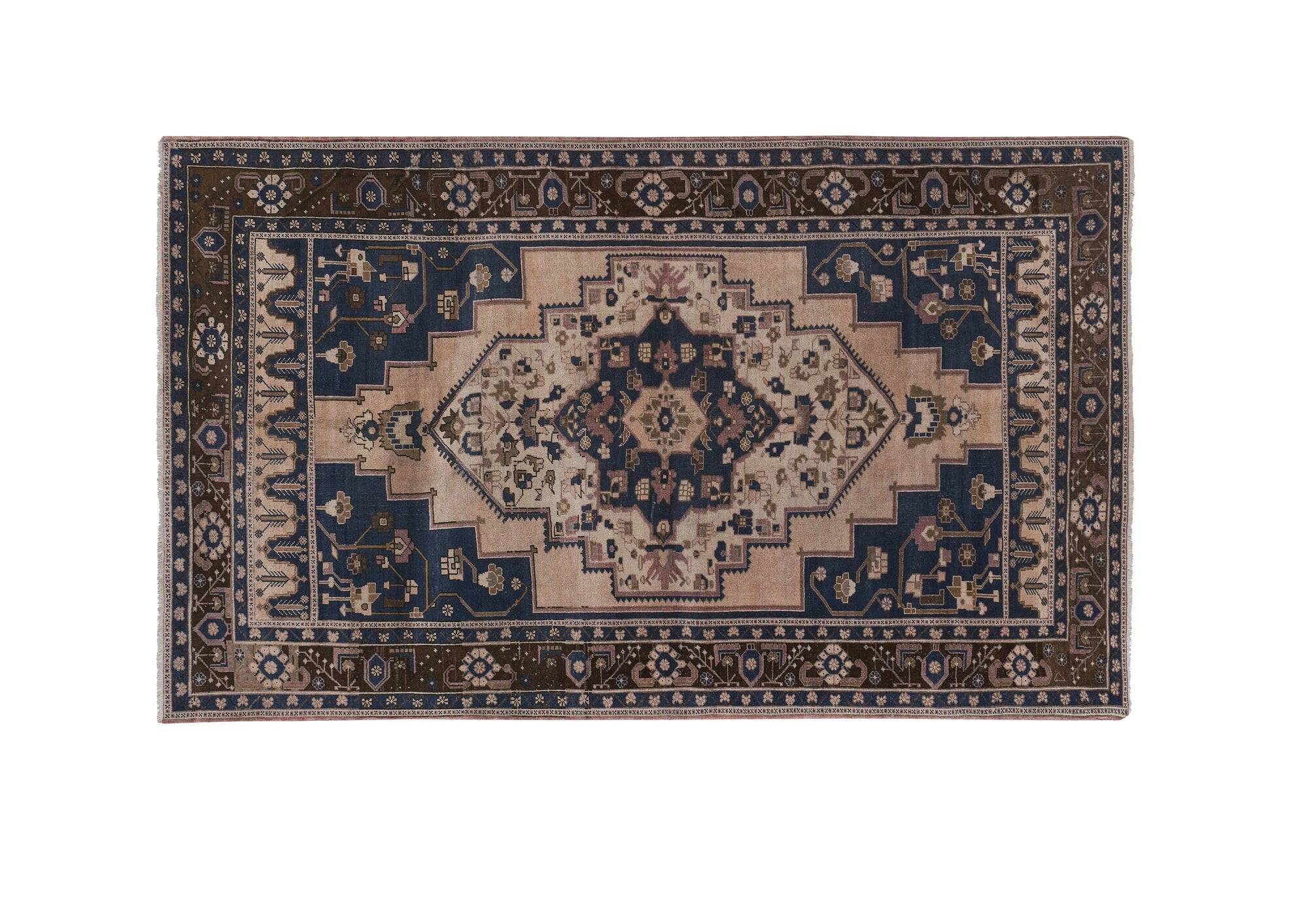 Vintage Turkish rug handmade 194x320 cm