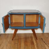 Peacock blue nightstand