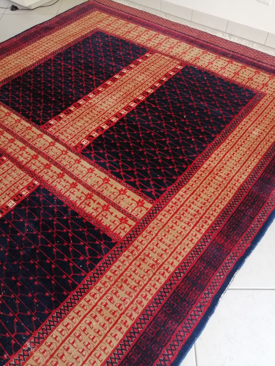 Vintage pakistan bukhara carpet  220x300cm