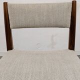 Set of 4 Danish teak chairs from the 60s and 70s