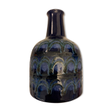 Strehla 1970 blue ceramic vase